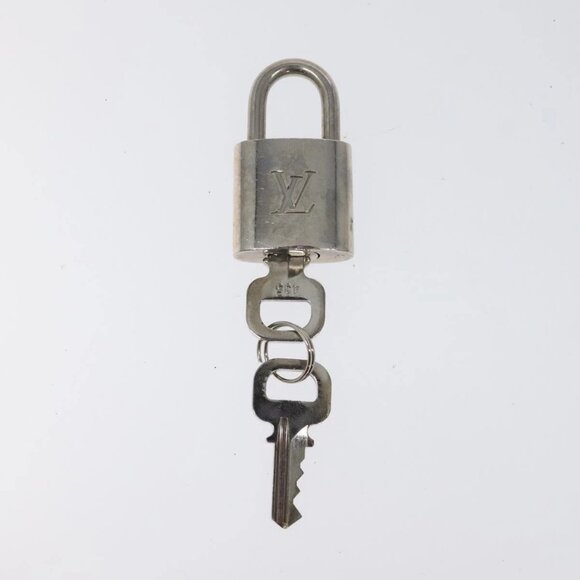 LOUIS VUITTON Padlock metal Silver LV Auth 119484 - Picture 6 of 7